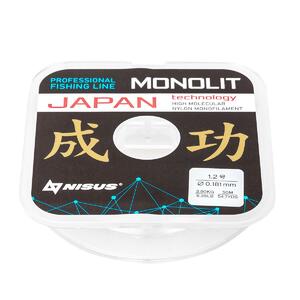Леска MONOLIT 0,181mm/50m Nylon Transparent (N-MO-0.181-50) Nisus, фото 4