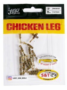 Слаги съедобные искусственные LJ Pro Series CHICKEN LEG 1,0in (02.00)/PA03 20шт., фото 4