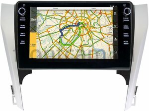 Штатная магнитола LeTrun 3149-10-169-1 для Toyota Camry V50 2011-2014 на Android 10 (DSP 2/16 с крутилками) (для авто с камерой, JBL), фото 1