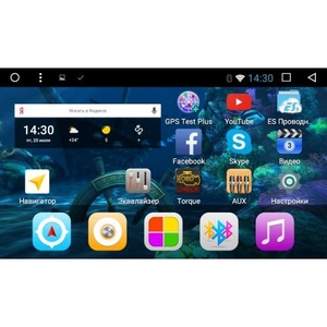 Штатная автомагнитола VOMI VM1688-T8 SKYT для Skoda Yeti климат + RP-SKYT на Android 7, фото 2