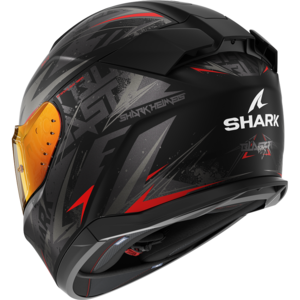 Шлем Shark D-SKWAL 3 BLAST-R MAT Black/Anthracite/Red XL, фото 2