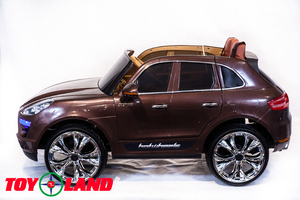 Детский автомобиль Toyland Porsche Macan QLS 8588 Коричневый, фото 4