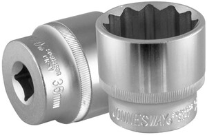 JONNESWAY S04H4936 Головка торцевая 12-гранная 1/2"DR, 36 мм, фото 1