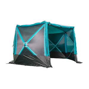 Шатер СЛЕДОПЫТ быстросборный, 6 стен, 3,35х3,85 м, h-2,25 м, S по полу 9,3 кв.м, цв. WATERFALL, фото 7