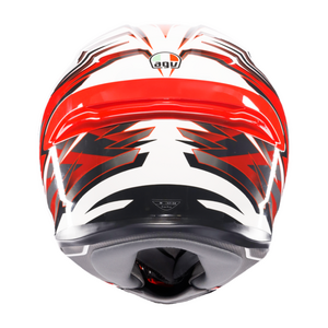 Шлем AGV K6 S E2206 MPLK Reeval White/Red/Grey глянцевый XL, фото 5