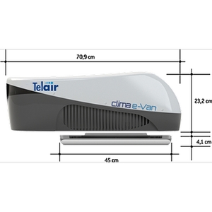 Кондиционер Telair e-VAN 7400H, охлаждение 2.2kW, обогрев 2.2kW, питание 220V, фото 5