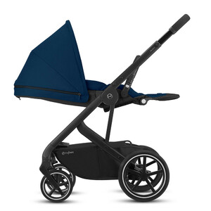 Коляска прогулочная Cybex Balios S Lux BLK Navy Blue с дождевиком, фото 3