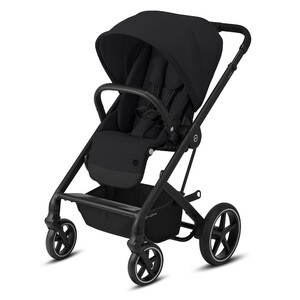 Коляска прогулочная Cybex Balios S Lux BLK Deep Black с дождевиком, фото 1