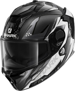 Шлем Shark SPARTAN GT CARBON URIKAN Black/White M, фото 1