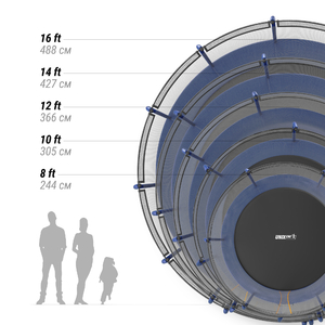 Батут UNIX Line SUPREME BASIC 14 ft (blue), фото 9