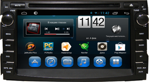 Штатная магнитола CARMEDIA KR-7042-T8 для Kia Cee'd I (2010-2012), Venga (2009-2018) Android 7.1.2, фото 1