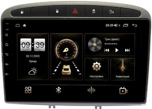 Штатная магнитола Peugeot 308 I, 408, RCZ I 2007-2017 LeTrun 4166-9119 на Android 10 (4G-SIM, 3/32, DSP, QLed) (серая), фото 1