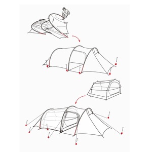 Палатка 2-местная Naturehike Opalus NH17L001-L, 20D, зеленый, фото 8