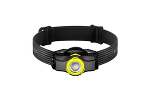Фонарь светодиодный налобный LED Lenser MH3, черно-желтый, 200 лм, 1-АА, фото 3