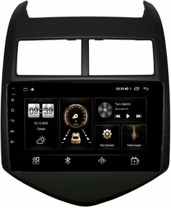 Штатная магнитола LeTrun 4166-9009 для Chevrolet Aveo II 2011-2015 на Android 10 (4G-SIM, 3/32, DSP, QLed), фото 1