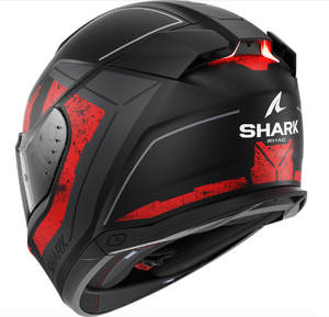 Шлем Shark SKWAL i3 RHAD MAT Black/Chrome/Red матовый M, фото 2