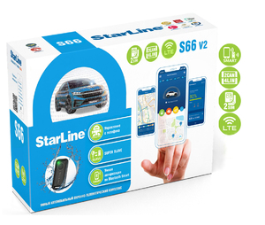 Автосигнализация StarLine S66 v2 BT 2CAN+4LIN 2SIM LTE, фото 1