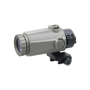 Увеличитель Vector Optics Maverick-III 3x22 Magnifier SOP, 3х-кратное увеличение, Weaver, откидной, прорезиненный, цвет FDE (SCMF-32), фото 3