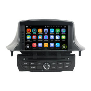 Штатная магнитола CARMEDIA KDO-7237 DVD Renault Megane III 2009+, Fluence 2010+ черный привод, фото 2