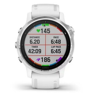 Garmin Fenix 6S белый с белым ремешком, фото 5