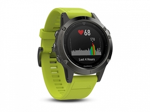 Garmin Fenix 5 серые с желтым ремешком, фото 2
