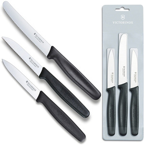 Набор из 3 ножей Victorinox Standard Paring Knife Set кухонный, 3 предмета, черный, фото 2