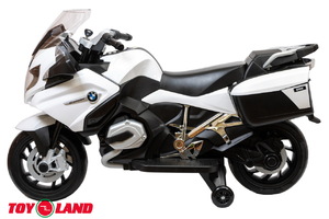 Детский электромотоцикл ToyLand Moto BMW 1200 Белый, фото 5