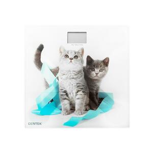 Весы напольные Centek CT-2426 <Kitten> электронные 180кг, 0,1кг, LCD 45x28, размер 26х26см, фото 1