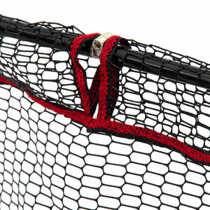 Подсачек складной телескопич. Namazu Pro NoKnot Net PVC, L-160 см, квадр.складной обод 60 см,PVC, фото 5