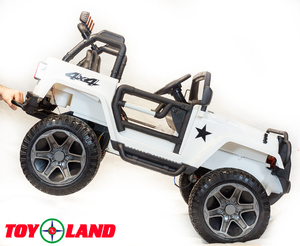 Детский автомобиль Toyland Jeep Big WHE 1688 Белый, фото 9