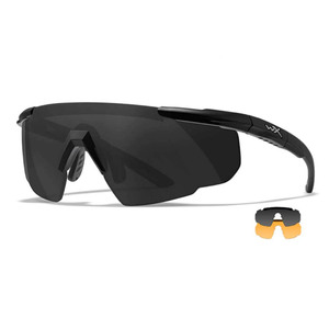 Очки защитные Wiley X Saber Advanced (Frame: Matte Black, Lens: Grey + Rust), фото 1