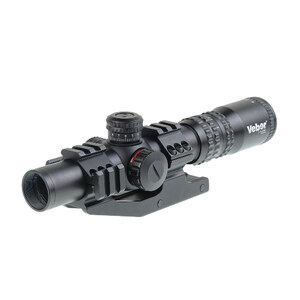 Прицел оптический Veber Black Russian 1-4х24 RG загонник, фото 3