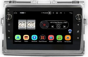 Штатная магнитола LeTrun BPX409-9093 для Toyota Estima III 2006-2016, Previa III 2006-2019 на Android 10 (4/32, DSP, IPS, с голосовым ассистентом, с крутилками) (серая), фото 1