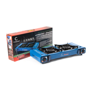 Плита наст. газовая СЛЕДОПЫТ - UltramaX, двойная (с переходником)/3/, фото 10