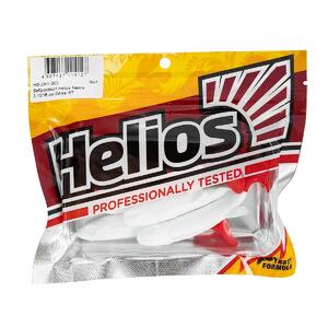 Виброхвост Nelma 3.15"/8 см White RT 6шт. (HS-26/1-003) Helios (0), фото 2