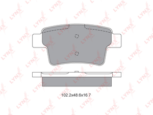 Колодки тормозные задние LYNXauto BD-2226. Для: CITROEN C4 Picasso / Grand Picasso 1.6-2.0D 06>, фото 1