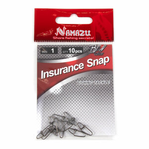 Карабин Namazu INSURANCE SNAP, цв. BN, р. 1, test-14 кг (уп. 10 шт), фото 3