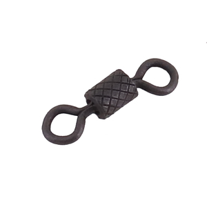 Вертлюг Namazu Pro ROLLING RIBBED SWIVEL, латунь, цв. Carbon, р. 9, test-6 кг (уп. 10 шт.), фото 5