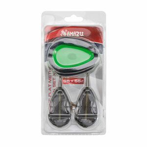 Набор кормушек Namazu In-Line Flat Method Feeder Set XL, 55+55 г, с пресс-формой, фото 8