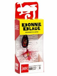 Блесна вращающаяся Lucky John BONNIE BLADE 00 02.7г 009 в блистере, фото 4