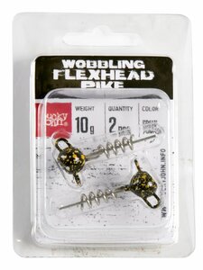 Груз-головки спираль LJ 3D BBS Series Wobbling Flexhead Pike 010г 003 2шт., фото 4