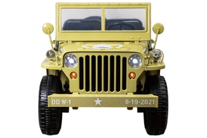 Детский электромобиль Джип ToyLand Jeep Willys YKE 4137 Matcha, фото 2