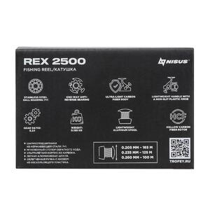 Катушка REX 2500 7+1 подшип (N-R2500) Nisus, фото 13