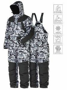 Костюм зим. Norfin EXPLORER 2 CAMO 06 р.XXXL, фото 2