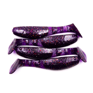 Виброхвост YAMAN PRO Boost Up, р.4 inch, цвет #08 - Violet (уп. 4 шт.), фото 4