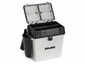 Ящик рыболовный зимний Salmo 2-х ярус.(из 5-ти частей) пласт. 39.5x24.5x38см сер., фото 6