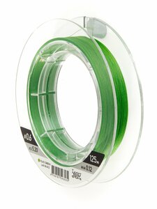 Леска плетёная Lucky John Vanrex х8 BRAID Fluo Green 125/012, фото 4