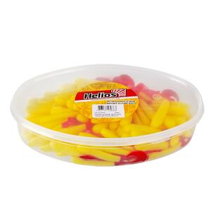 Твистер несъедоб. Long Hybrid 3,55"/9,0 см Yellow RT 100шт. (HS-15-038-N) Helios (0), фото 2