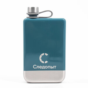 Фляжка «СЛЕДОПЫТ Green Edition – Traveller» зеленая,  230 мл,  сталь 304/100, фото 7