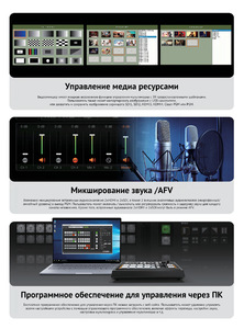 Видеомикшер AVMATRIX HVS0403U компактный 4CH SDI/HDMI USB, фото 12
